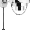 Multi-Lite Wall Lamp, EU Base: Chrome, Shade: Chrome