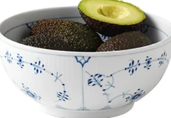 Musselmalet Riflet 110 cl. skål