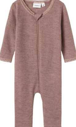 NBFWANG WOOL NEEDLE NIGHTSUIT SOLID