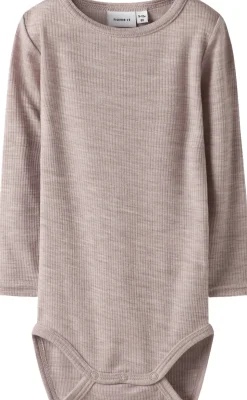 NBNWAX WOOL RIB LS BODY NOOS