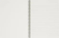 NELA notebook - Large, Bordeaux check