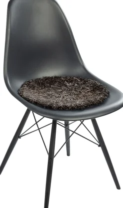 New Zealand Sheepskin, Seat Cover, Short-Wool Curly, Round 38cm