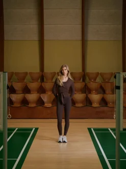 Nia Jersey Wrap Blouse