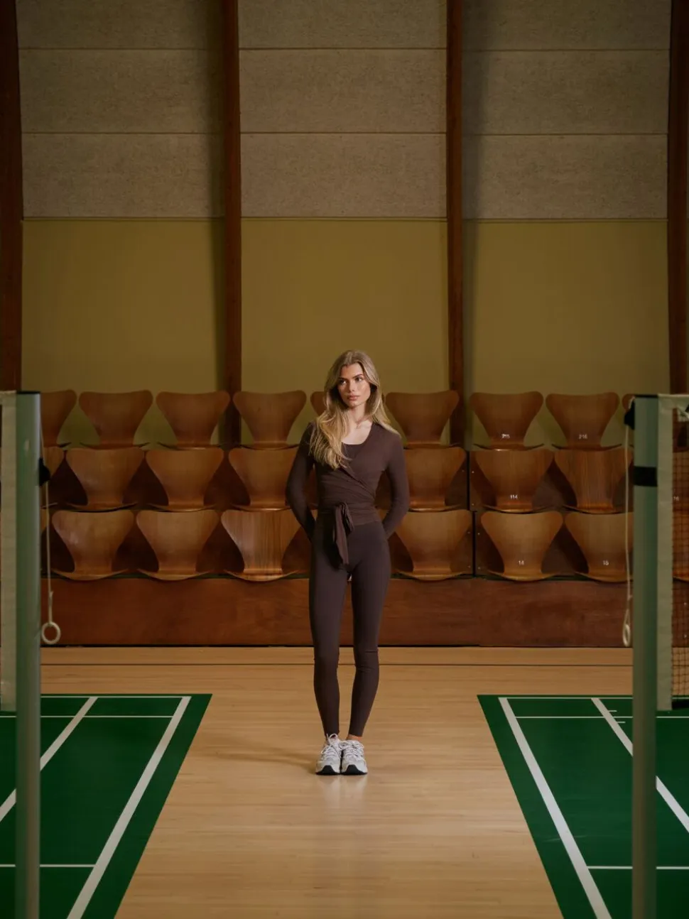 Nia Jersey Wrap Blouse