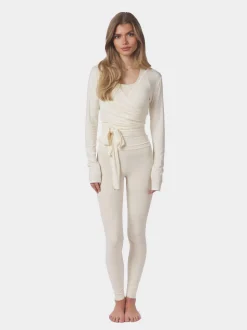 Nia Jersey Wrap Blouse