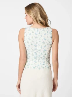 Nicolla Mesh Botanical Top