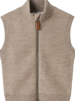 NMFWMINO WOOL BRUSHED VEST