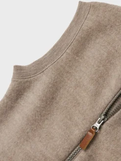 NMFWMINO WOOL BRUSHED VEST