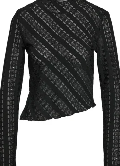 NMKAMI L/S LACE TOP JRS FWD