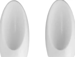 Norbitt, Ear, White, 1,4x2,5 cm