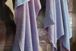 Nuance Håndklæde 70x140 cm lys blå/rosa