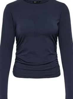 ONLMIRA LIFE L/S RUCHING TOP JRS NO