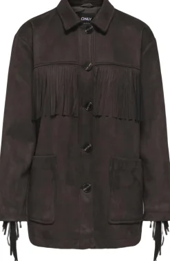 ONLWILLA FRINGES FAUX SUEDE JACKET