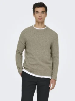 ONSRAY REG LS CREW KNIT FRML