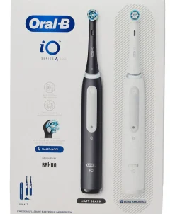 Oral-B iO Series 4 Duo Matt Black/Quite White