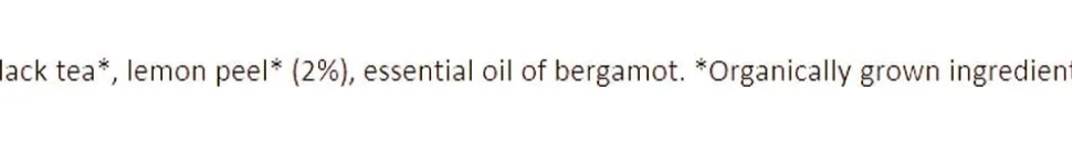 Organic Earl Grey Intense - Box of 20 muslin tea bags - 40gr