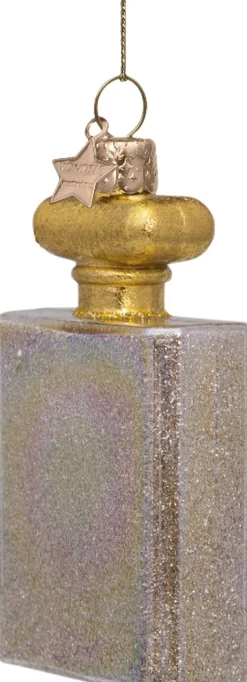 Ornament glas parfume transparent VONDELS