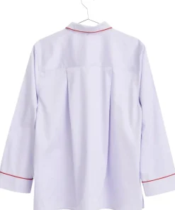 Outline Pyjama L/S Shirt-S/M-Lavend