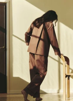 Outline Pyjama Trousers-S/M-Milk Ch