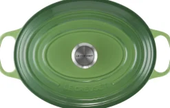 Oval støbejernsgryde 6,3 L Bamboo Green