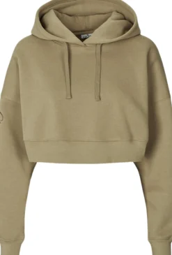 Oversized Crop hættetrøje