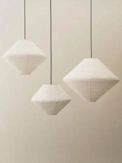 Paper Shade-Diamond Ø80-Classic white