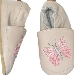 Papillon leather slippers