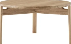 Passage Lounge Table, Ø70, Natural