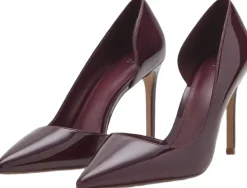 Patent heeled shoes