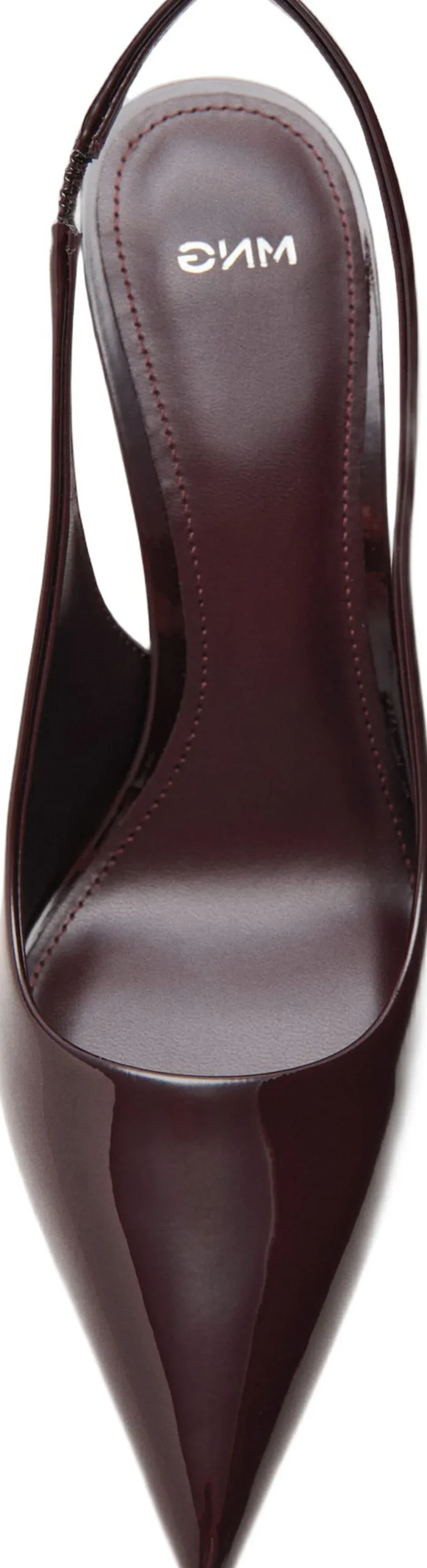 Patent leather heel shoes