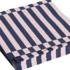 Pattern Napkins-Set of 20 Dinner-Light pink and dark blue pillar strip