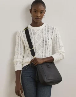 Pebbled Leather Large Cameryn Crossbody