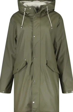 Pile Lined PU Foret Regnjakke