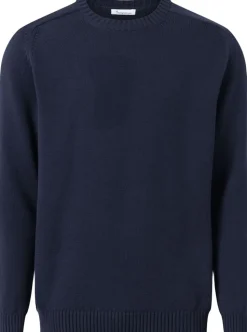 Plain knitted crew neck GOTS/Vegan