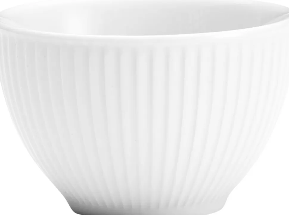 Plissé sukkerskål 18 cl.