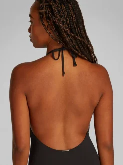 PLUNGE NECKLINE ONE PIECE