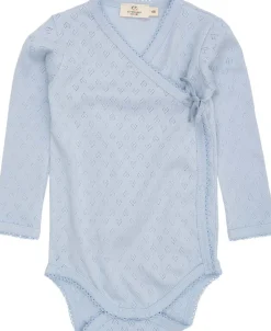 POINTELLE HEART CROSSOVER BODY LS