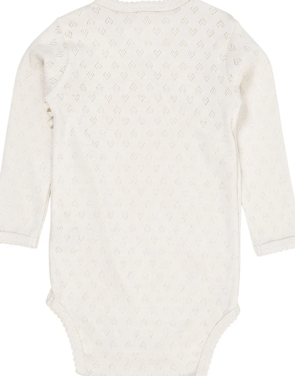 POINTELLE HEART CROSSOVER BODY LS