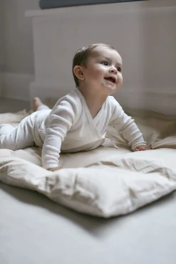 POINTELLE HEART CROSSOVER BODY LS