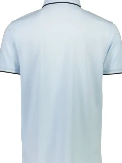 Polo shirt w. contrast piping