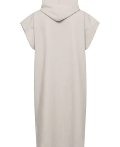 Poncho flat one side/terry back sand One Size