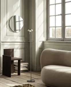 Pond Mirror - Small - Dark Chrome