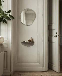 Pond Mirror - Small - Dark Chrome