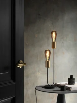 PÆRE-DEKO E27 ST64 SPIRAL EDISON DÆMP RØGF.