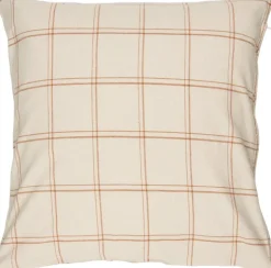 Pude Theodor natur m/rustikbrunt ternet