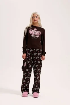 QUEEN OF SLEEP LS PYJAMA SET