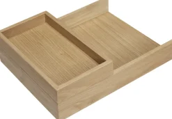 Rail Desk Organiser Natural set of 2