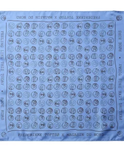 Røde Kors tørklæde - 53x53cm - 100% Silke