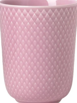 Rhombe Krus 33 cl rosa porcelæn