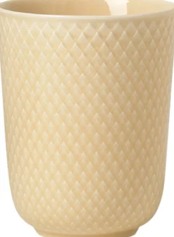 Rhombe Krus 33 cl sand porcelæn